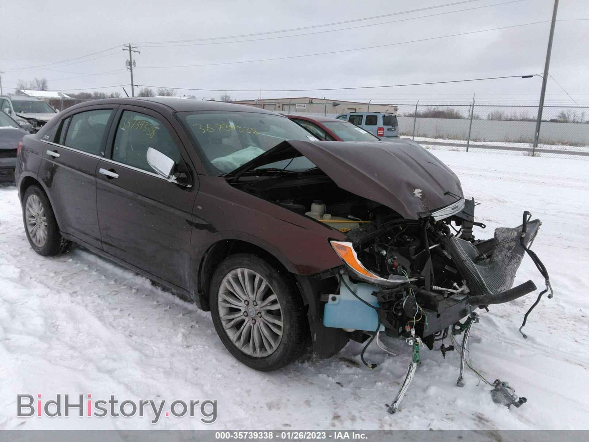 Фотография 1C3CCBCBXCN307541 - CHRYSLER 200 2012