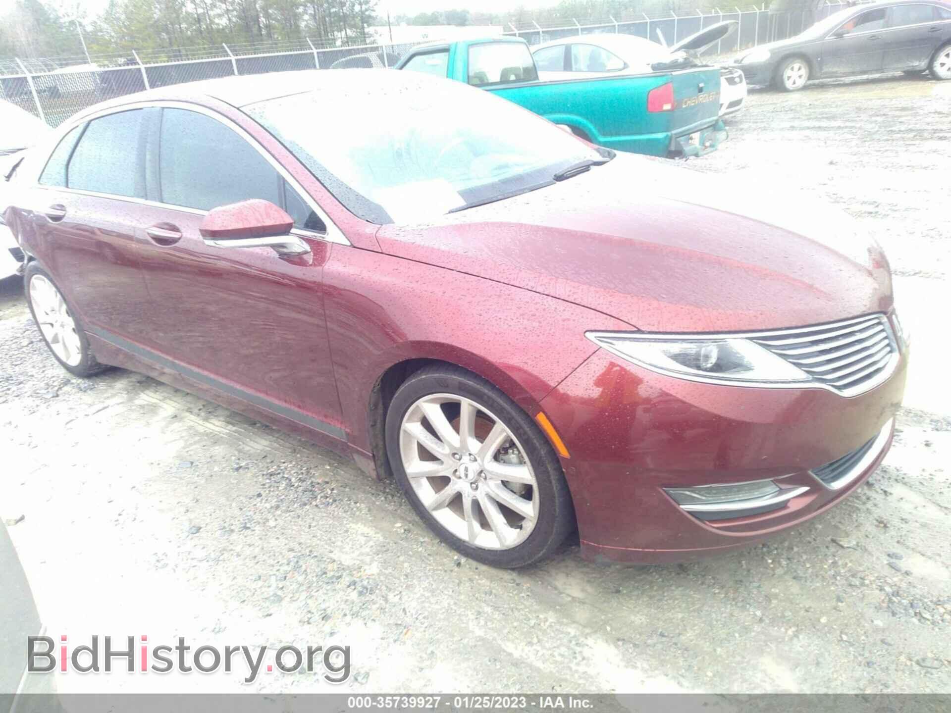 Фотография 3LN6L2LU5GR620540 - LINCOLN MKZ 2016