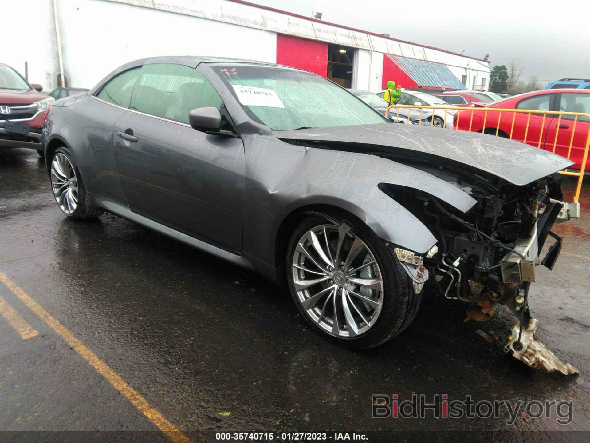 Photo JN1CV6FE4CM203400 - INFINITI G37 CONVERTIBLE 2012