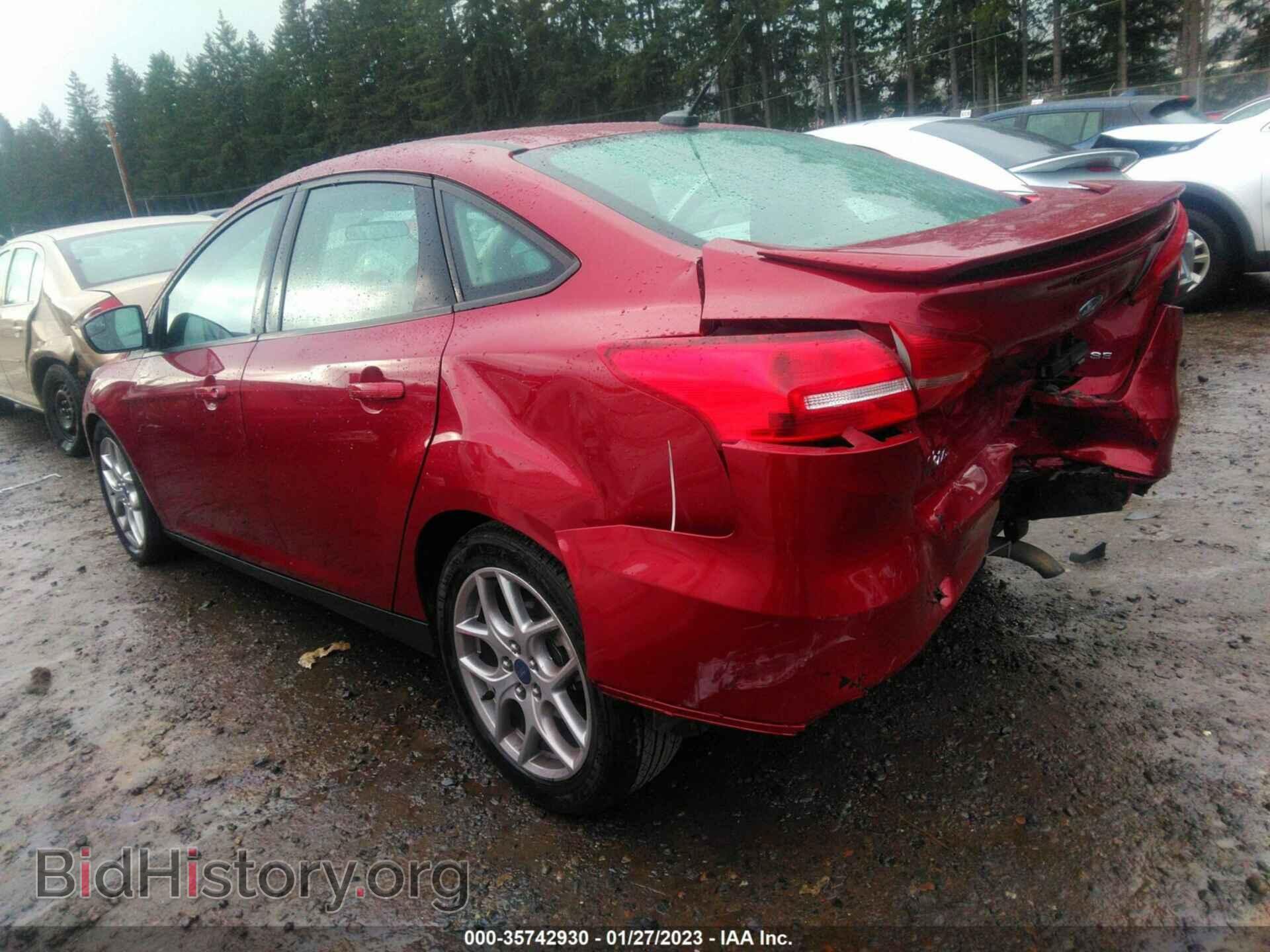 2015 FORD FOCUS - VIN: 1FADP3F25FL349532 - Фото 3