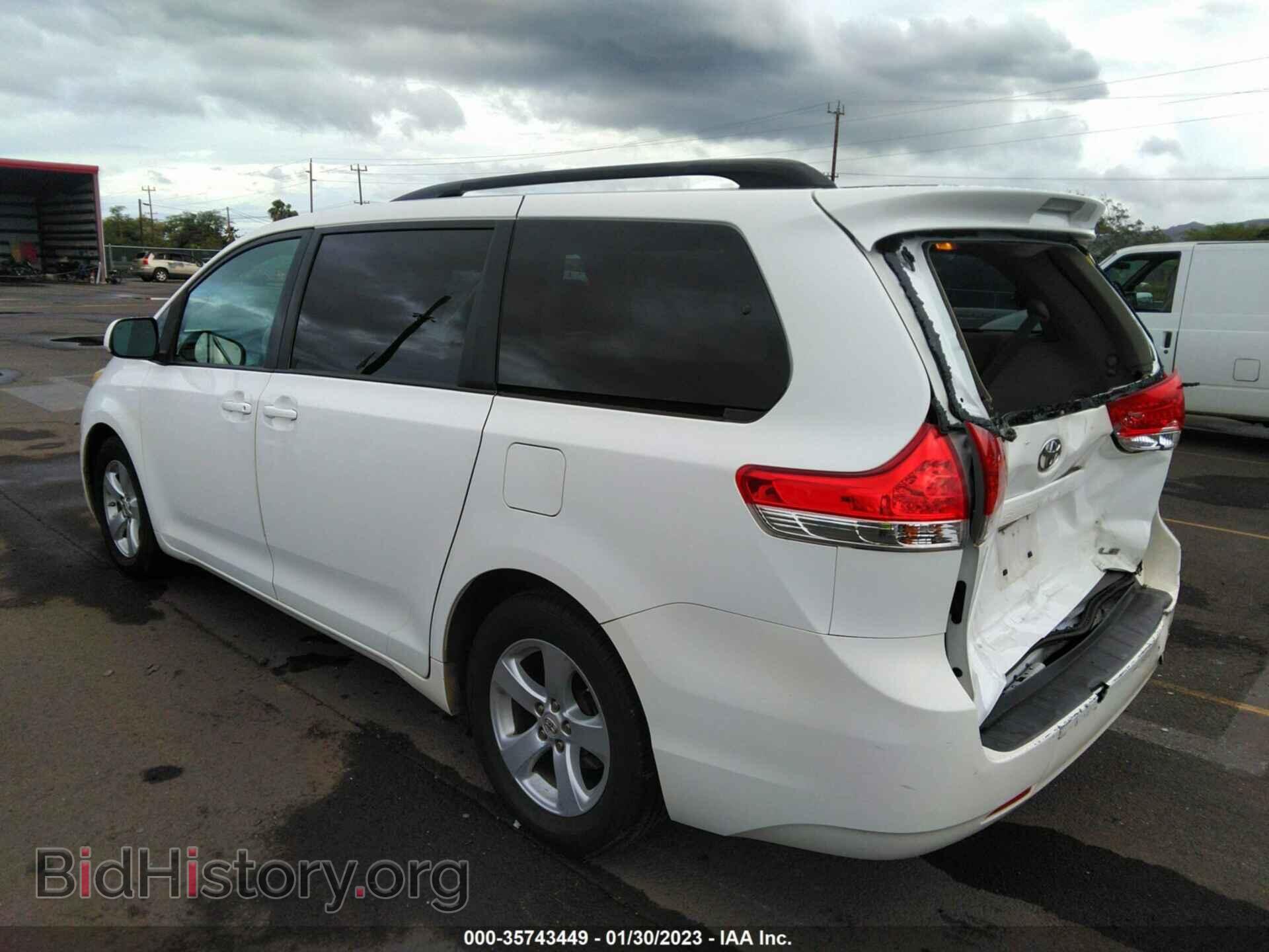 2012 TOYOTA SIENNA - VIN: 5TDKK3DC1CS182995 - Фото 3