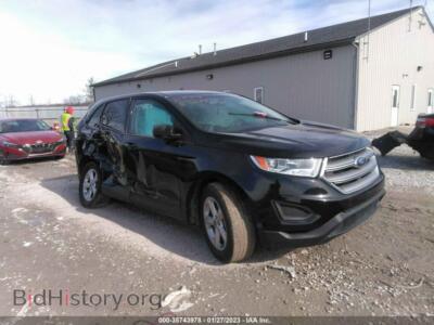 2017 Ford EDGE SE, черный — VIN 2FMPK3G97HBC22605, IAAI