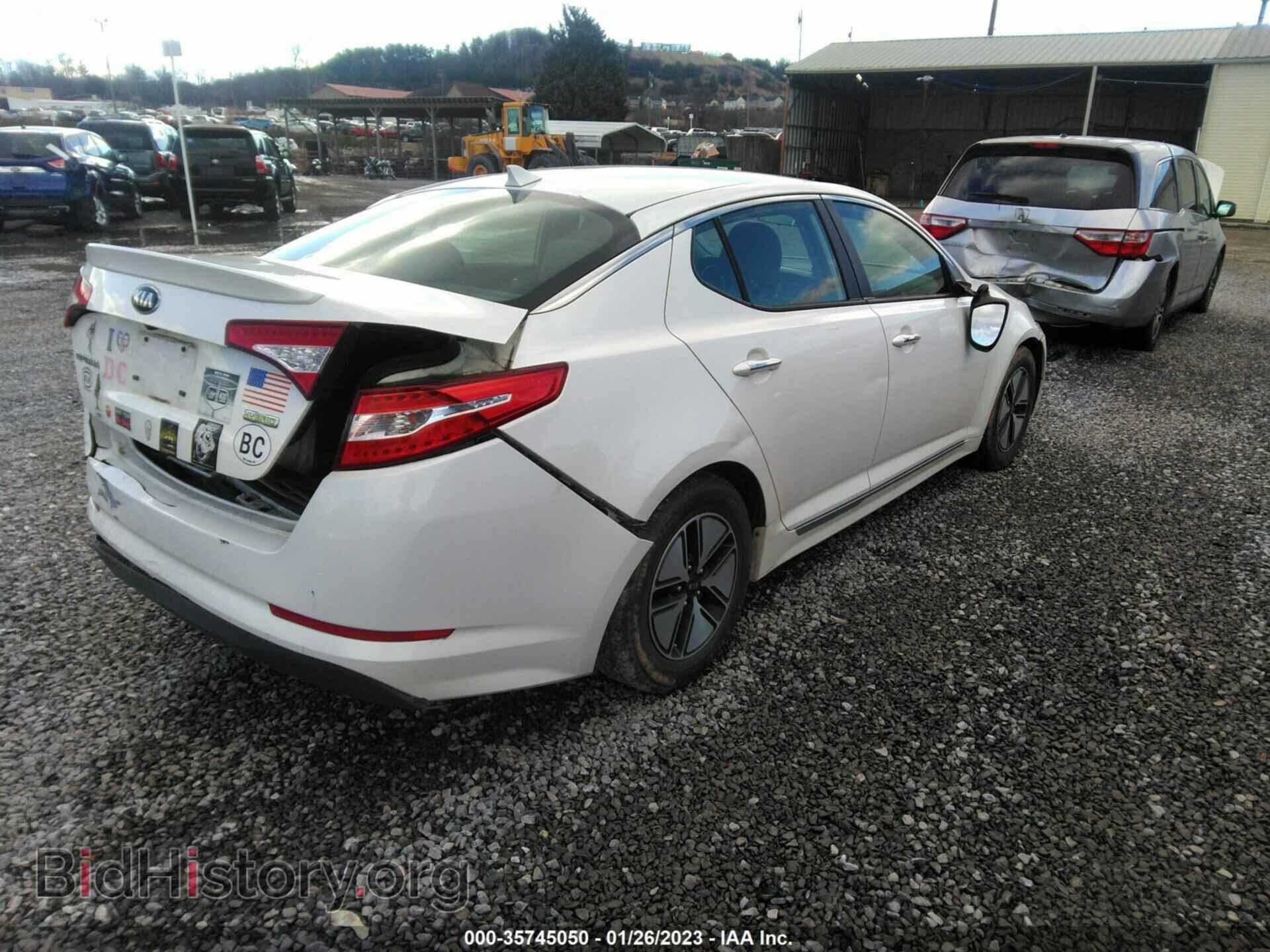 2013 KIA OPTIMA HYBRID - VIN: KNAGM4AD7D5052257 - Фото 4