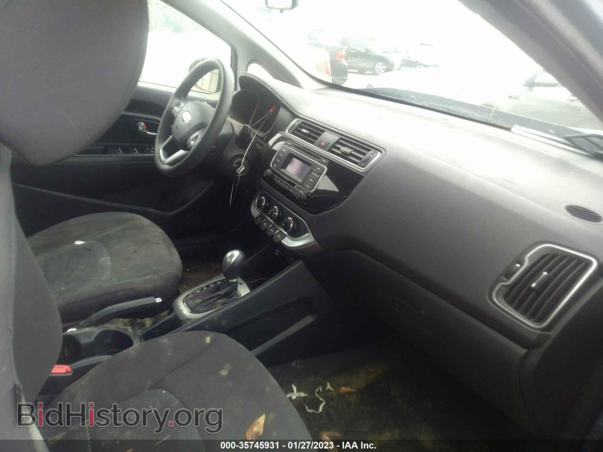 2016 KIA RIO - VIN: KNADM4A39G6654649 - Фото 5