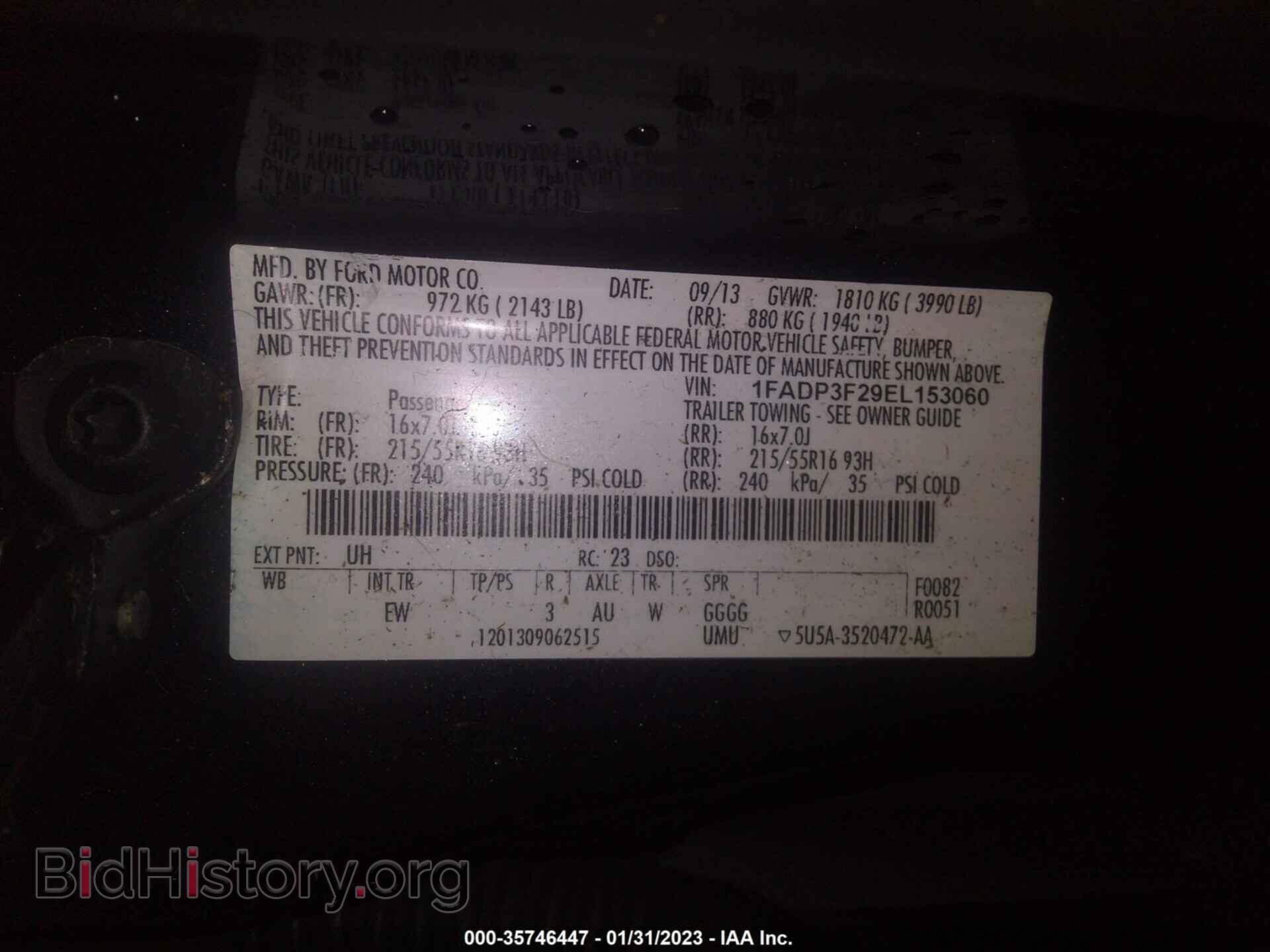 2014 FORD FOCUS - VIN: 1FADP3F29EL153060 - Photo 9