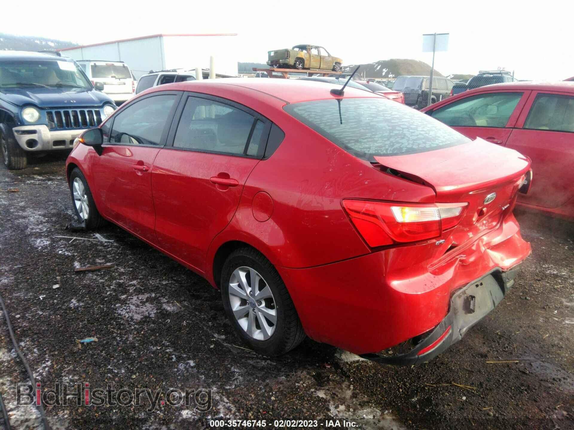 2012 KIA RIO - VIN: KNADN4A31C6033882 - Фото 3