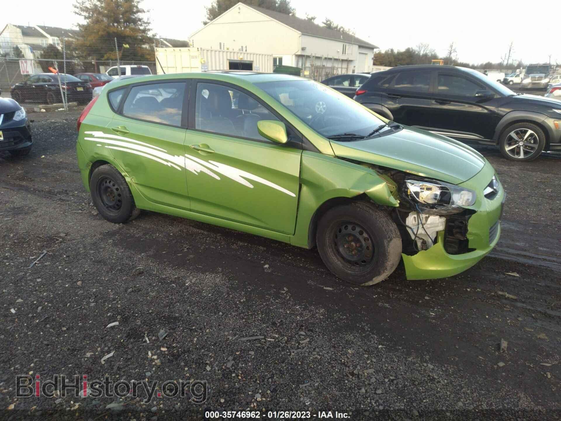Фотография KMHCT5AE5CU042586 - HYUNDAI ACCENT 2012