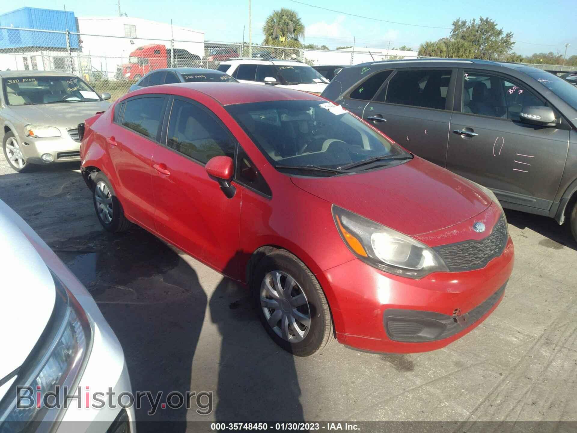 Photo KNADM4A37D6190188 - KIA RIO 2013