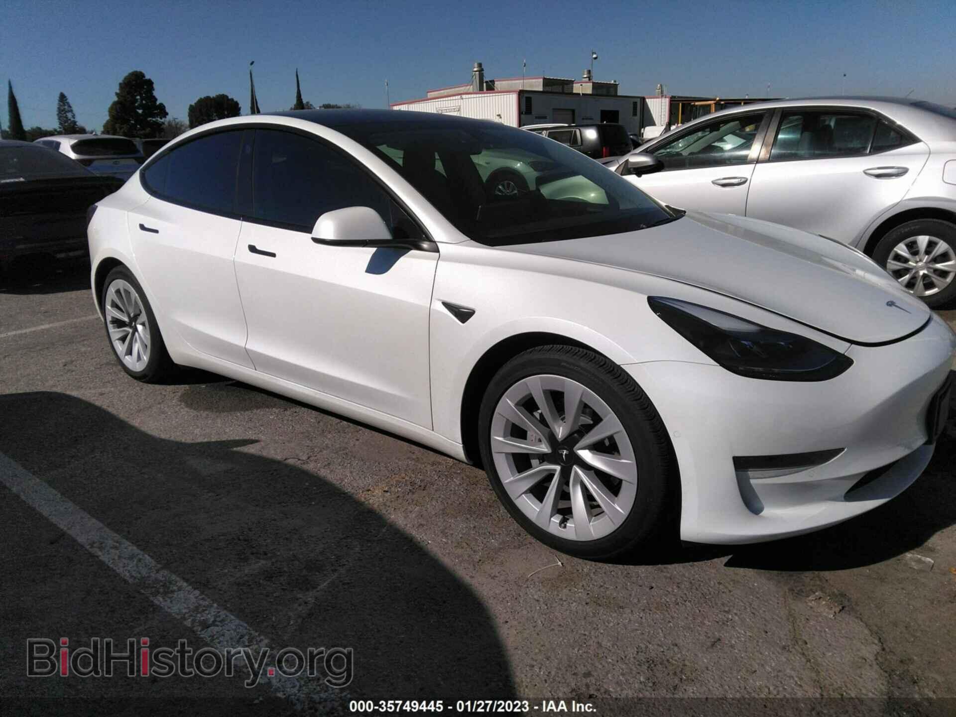 Photo 5YJ3E1EA8MF066020 - TESLA MODEL 3 2021