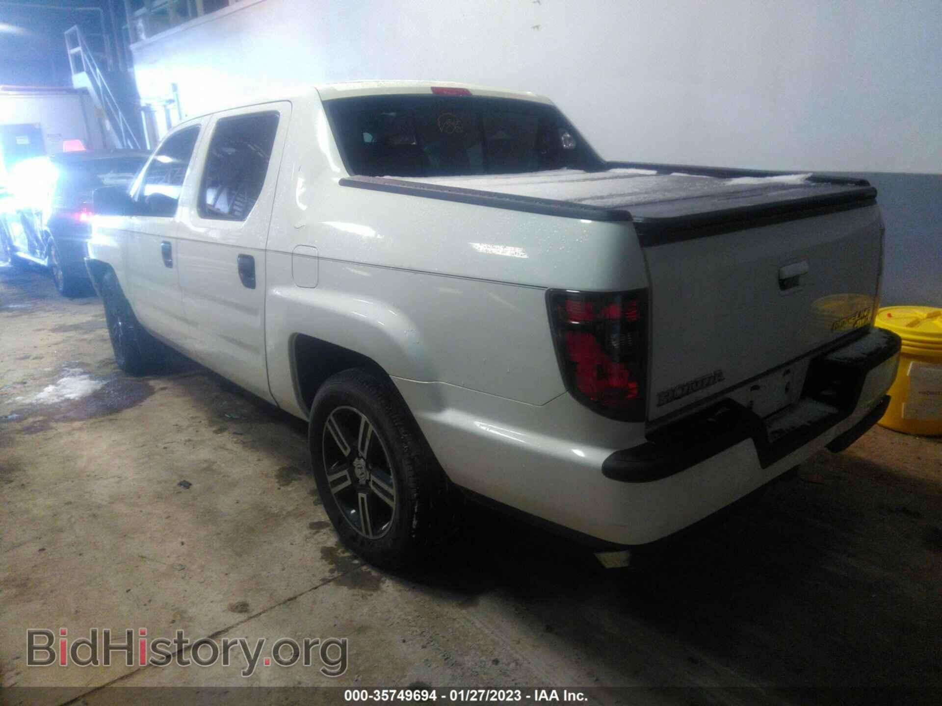 2014 HONDA RIDGELINE - VIN: 5FPYK1F72EB012044 - Фото 3