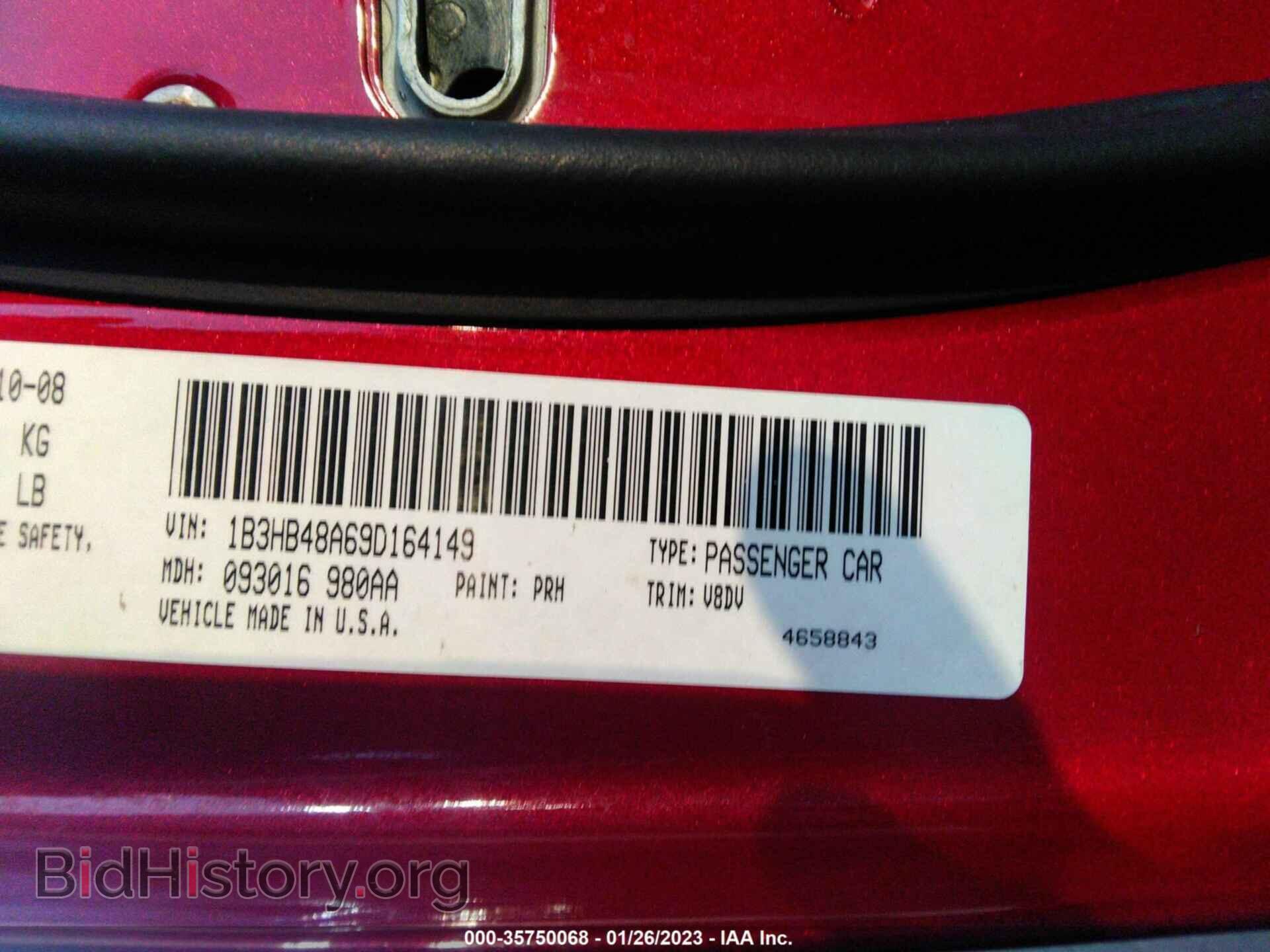 2009 DODGE CALIBER - VIN: 1B3HB48A69D164149 - Фото 9