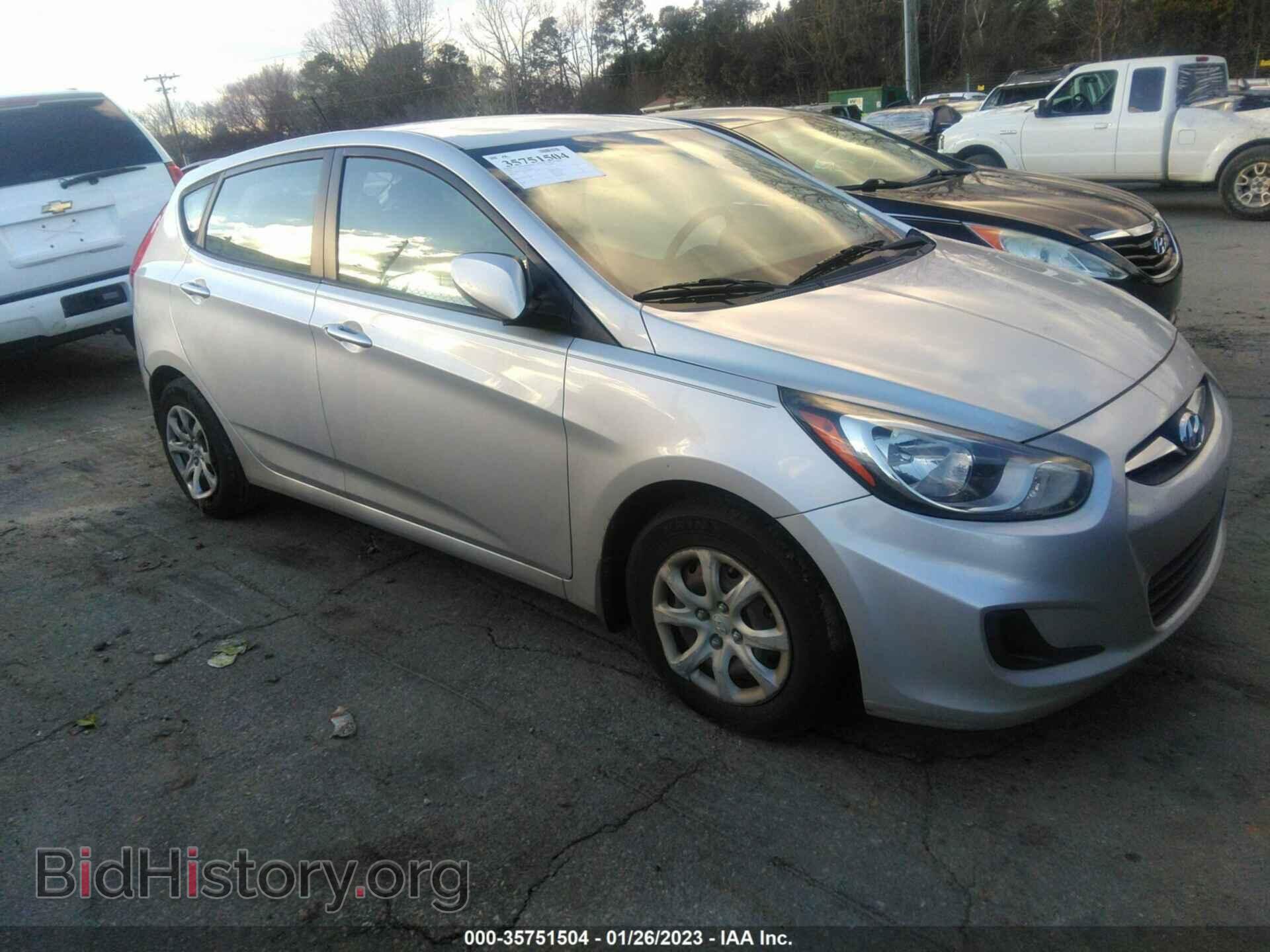 Photo KMHCT5AEXCU046360 - HYUNDAI ACCENT 2012