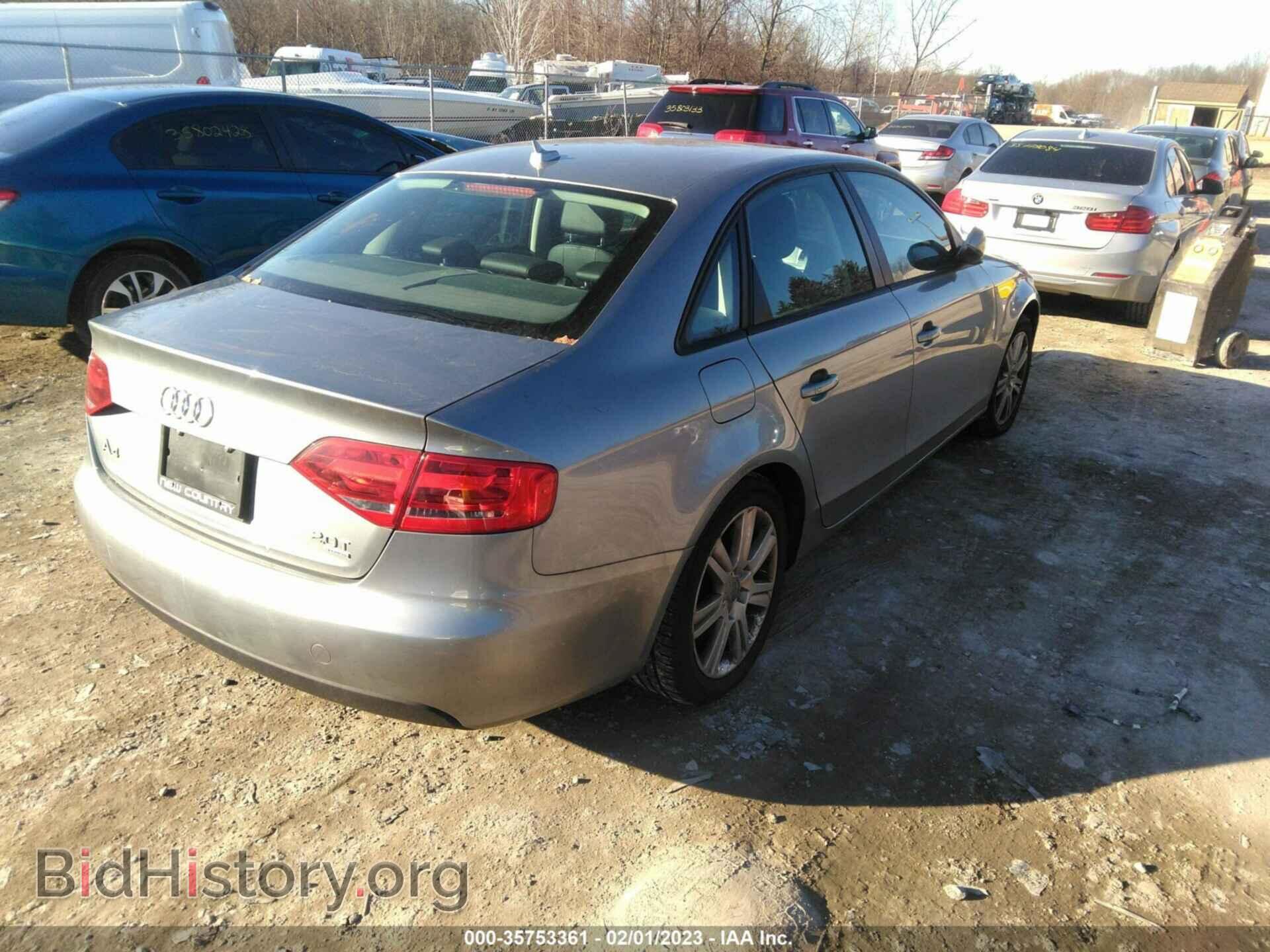 2010 AUDI A4 - VIN: WAUBFAFL3AN070639 - Фото 4