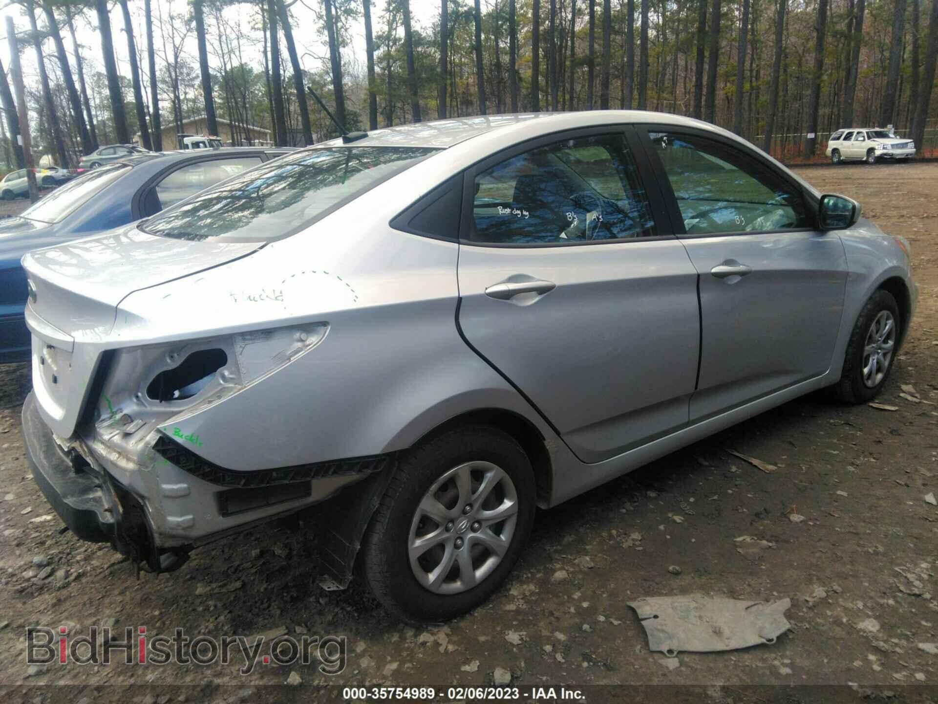 2012 HYUNDAI ACCENT - VIN: KMHCT4AE6CU218636 - Фото 4