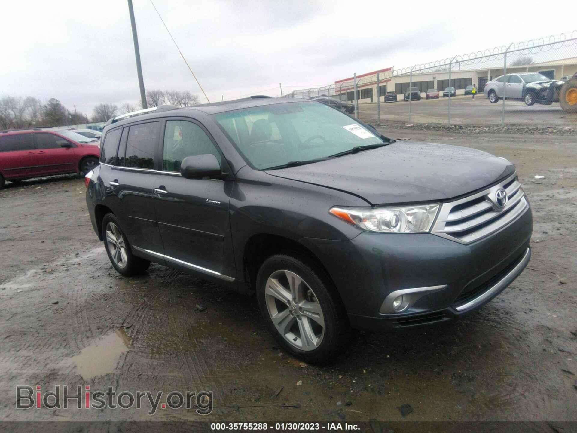 Фотография 5TDYK3EH8DS090627 - TOYOTA HIGHLANDER 2013