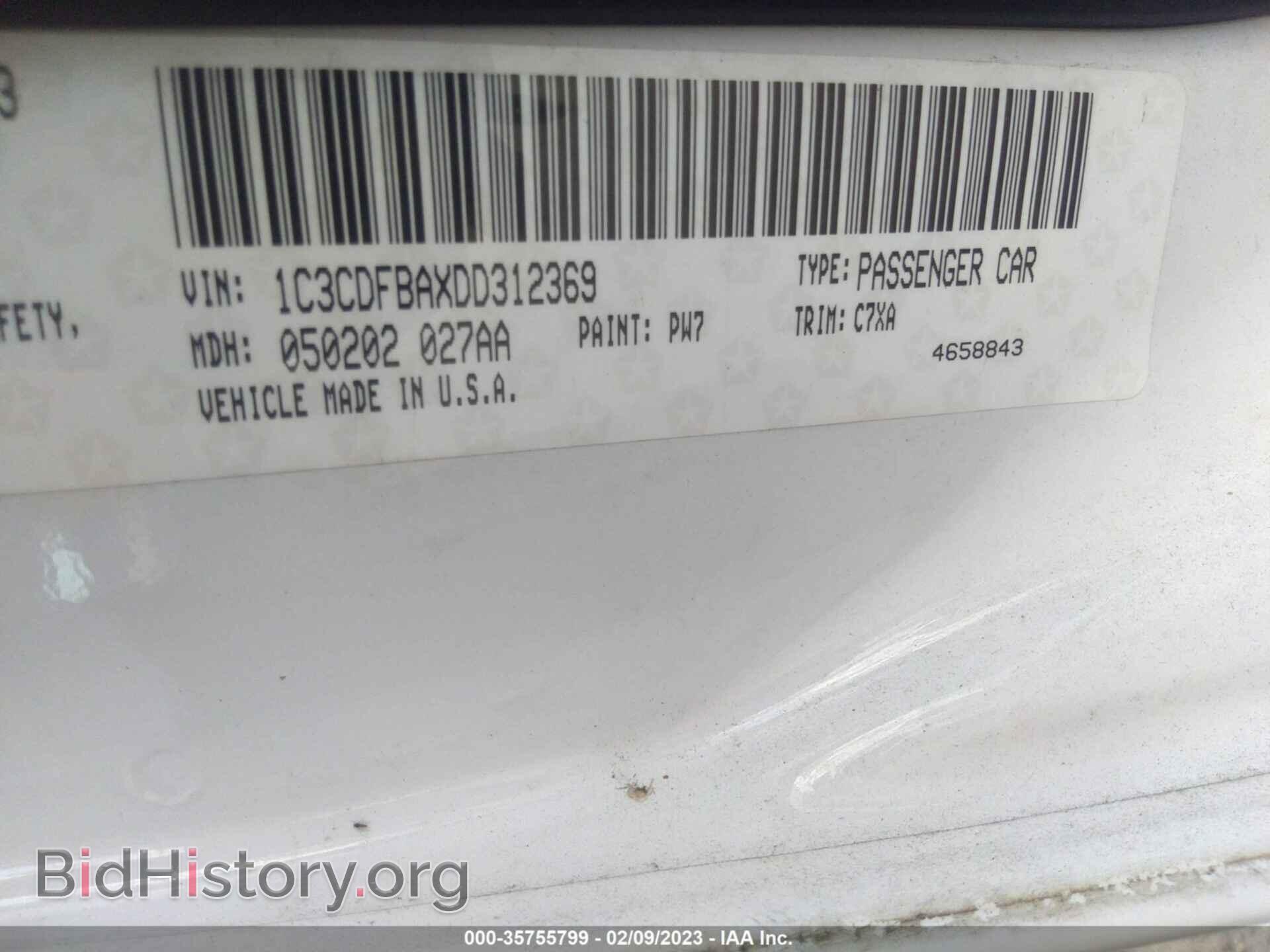 2013 DODGE DART - VIN: 1C3CDFBAXDD312369 - Photo 9