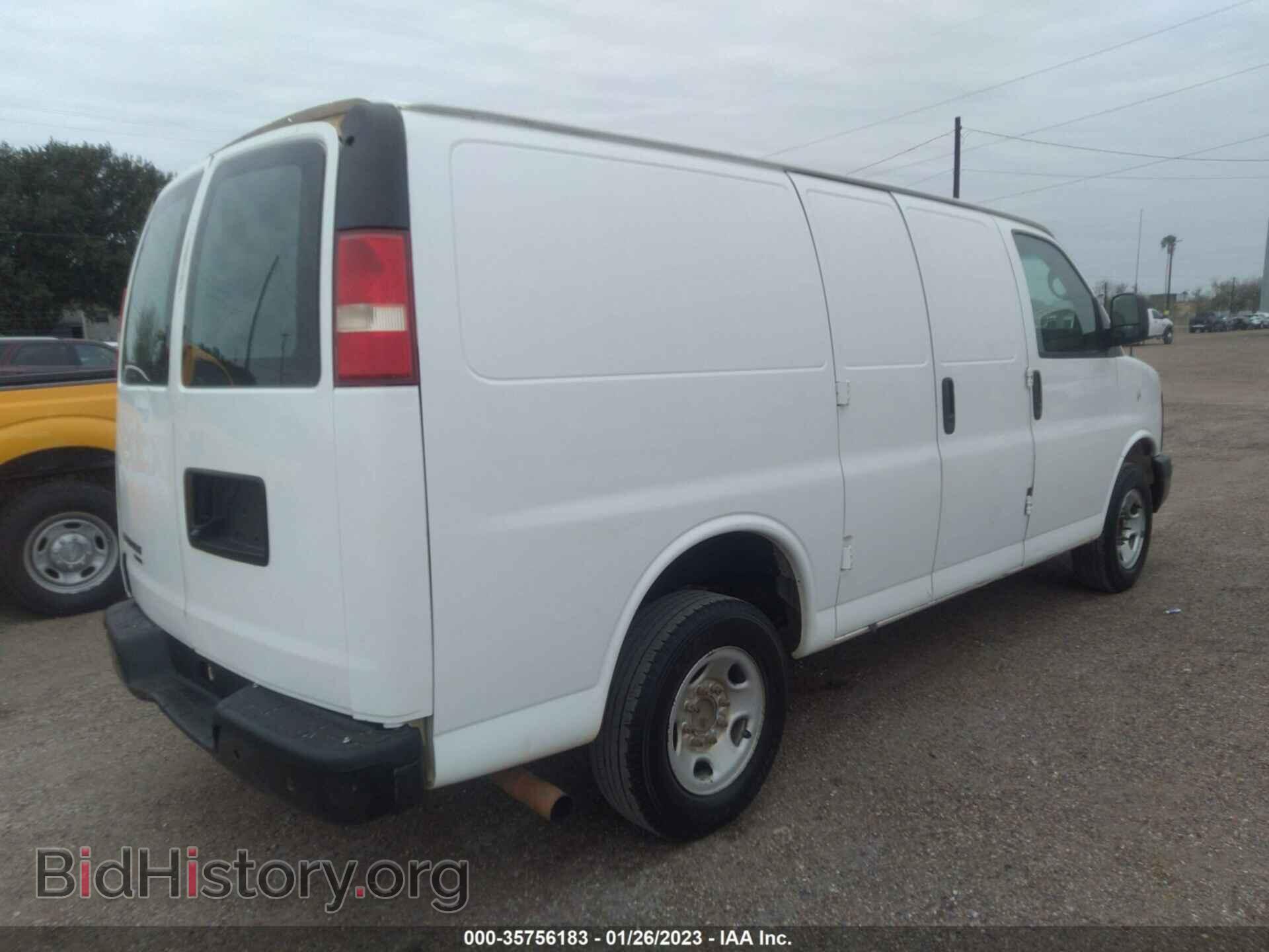2013 CHEVROLET EXPRESS CARGO VAN - VIN: 1GCWGFCAXD1121650 - Фото 4