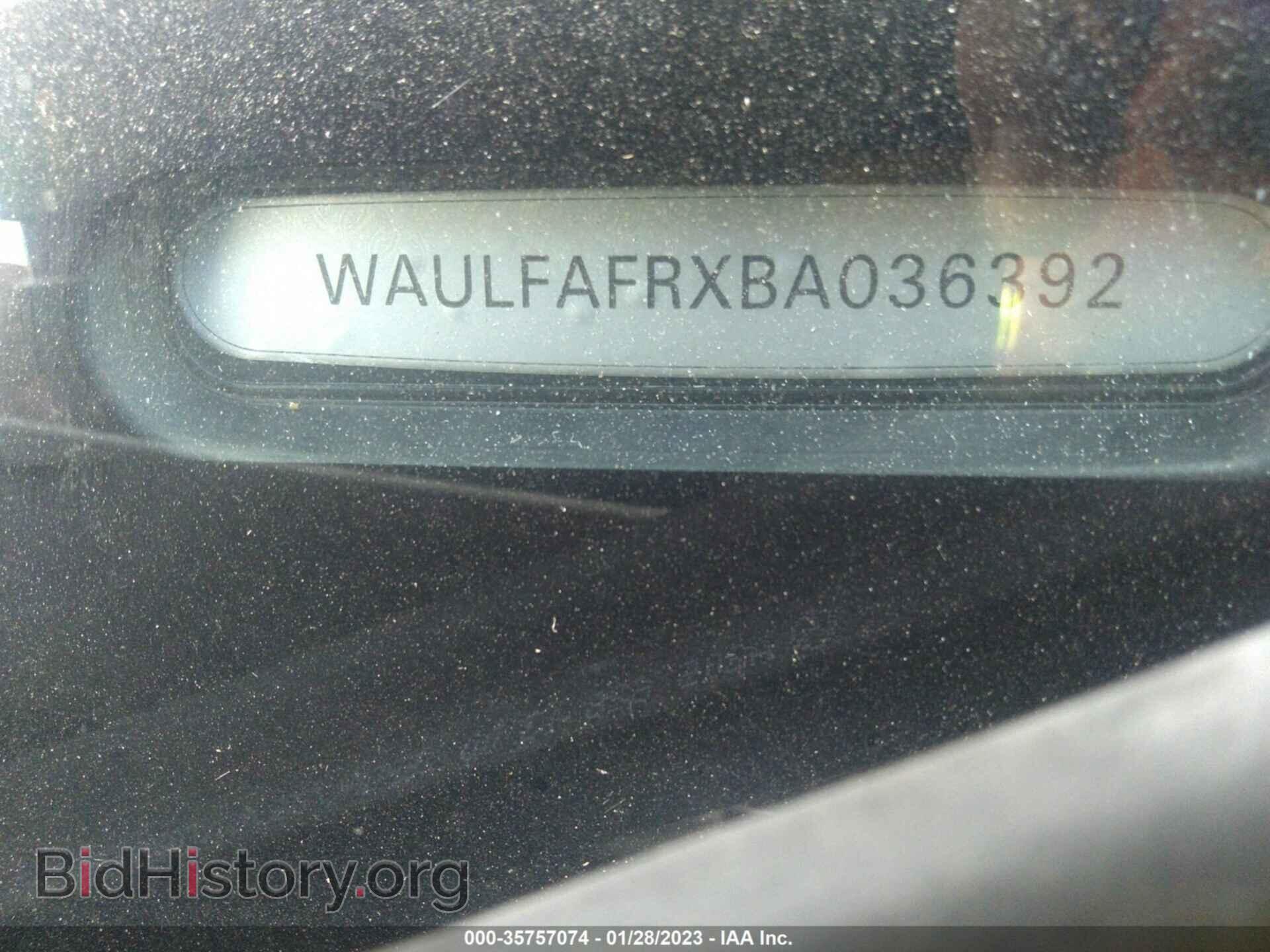 2011 AUDI A5 - VIN: WAULFAFRXBA036392 - Фото 9