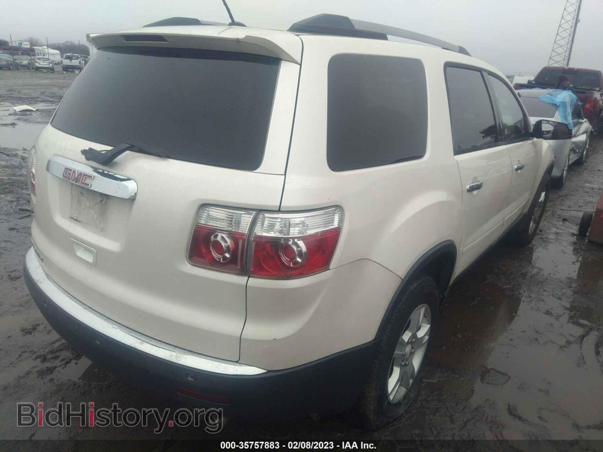 2010 GMC ACADIA - VIN: 1GKLRLED2AJ148120 - Фото 4
