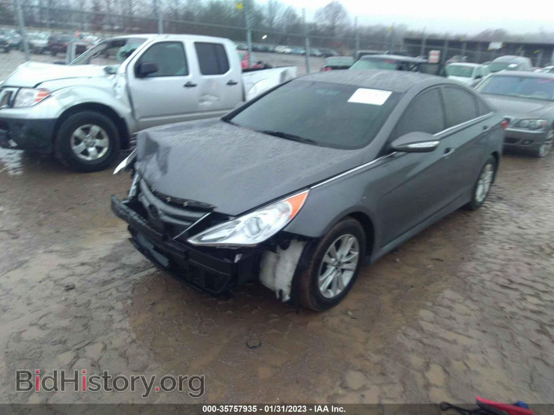 2014 HYUNDAI SONATA - VIN: 5NPEB4AC2EH819330 - Фото 2