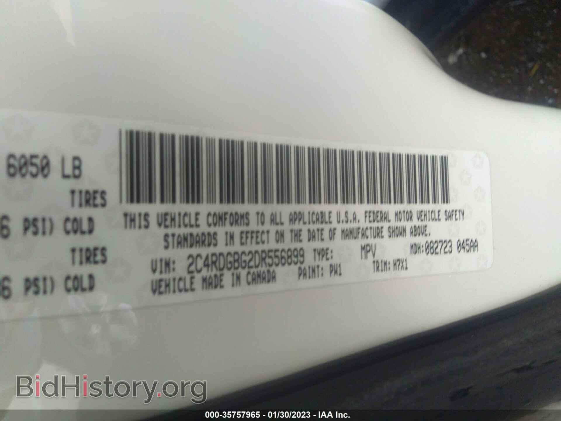 2013 DODGE GRAND CARAVAN - VIN: 2C4RDGBG2DR556899 - Фото 9