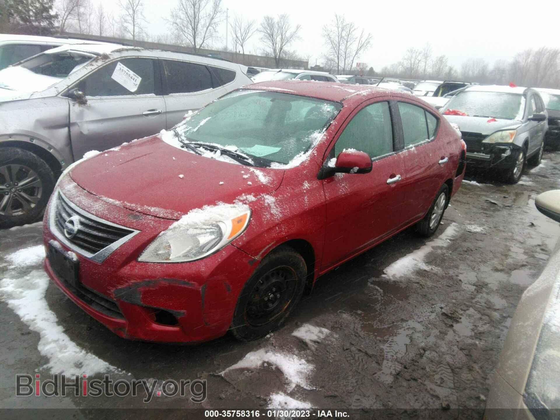 2014 NISSAN VERSA - VIN: 3N1CN7AP2EK445023 - Фото 2