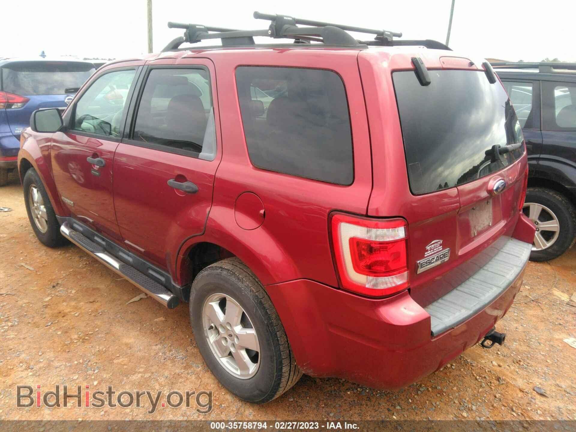 2008 FORD ESCAPE - VIN: 1FMCU03Z68KD07986 - Фото 3