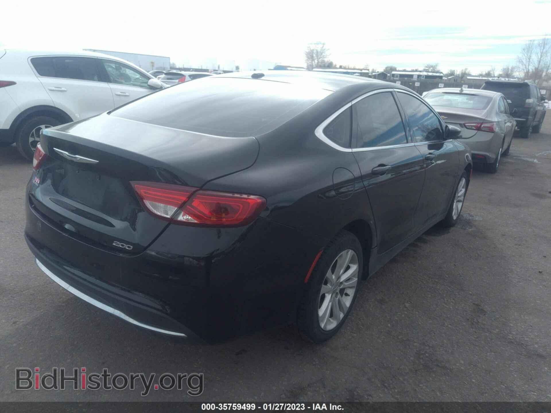2015 CHRYSLER 200 - VIN: 1C3CCCAB2FN640474 - Фото 4
