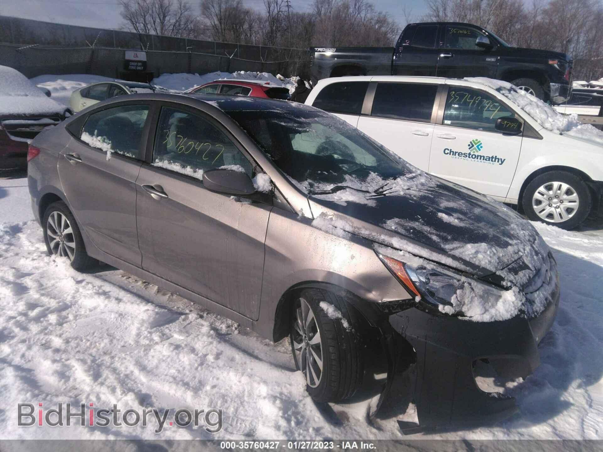Photo KMHCT4AE9HU372152 - HYUNDAI ACCENT 2017