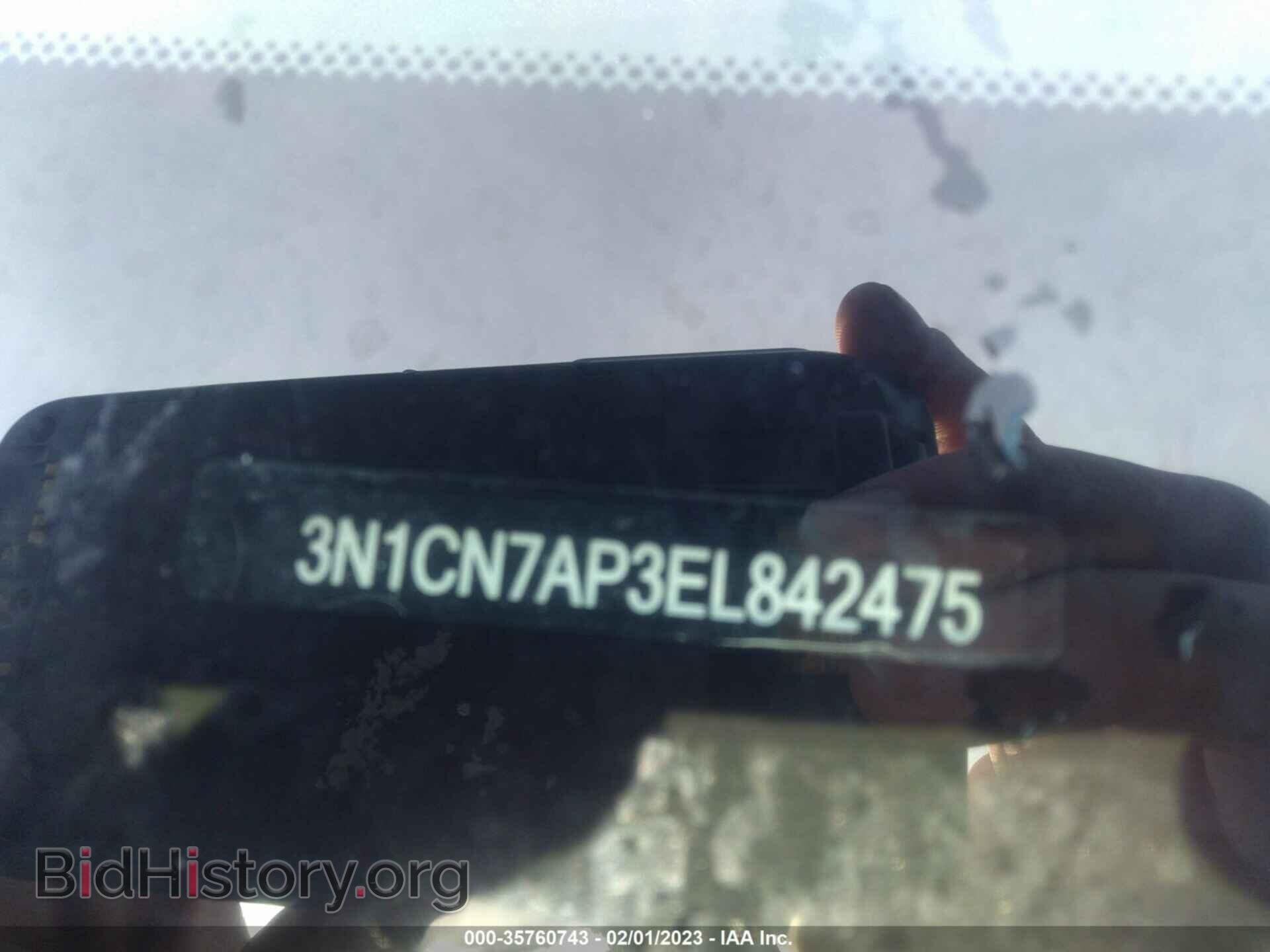 2014 NISSAN VERSA - VIN: 3N1CN7AP3EL842475 - Фото 9