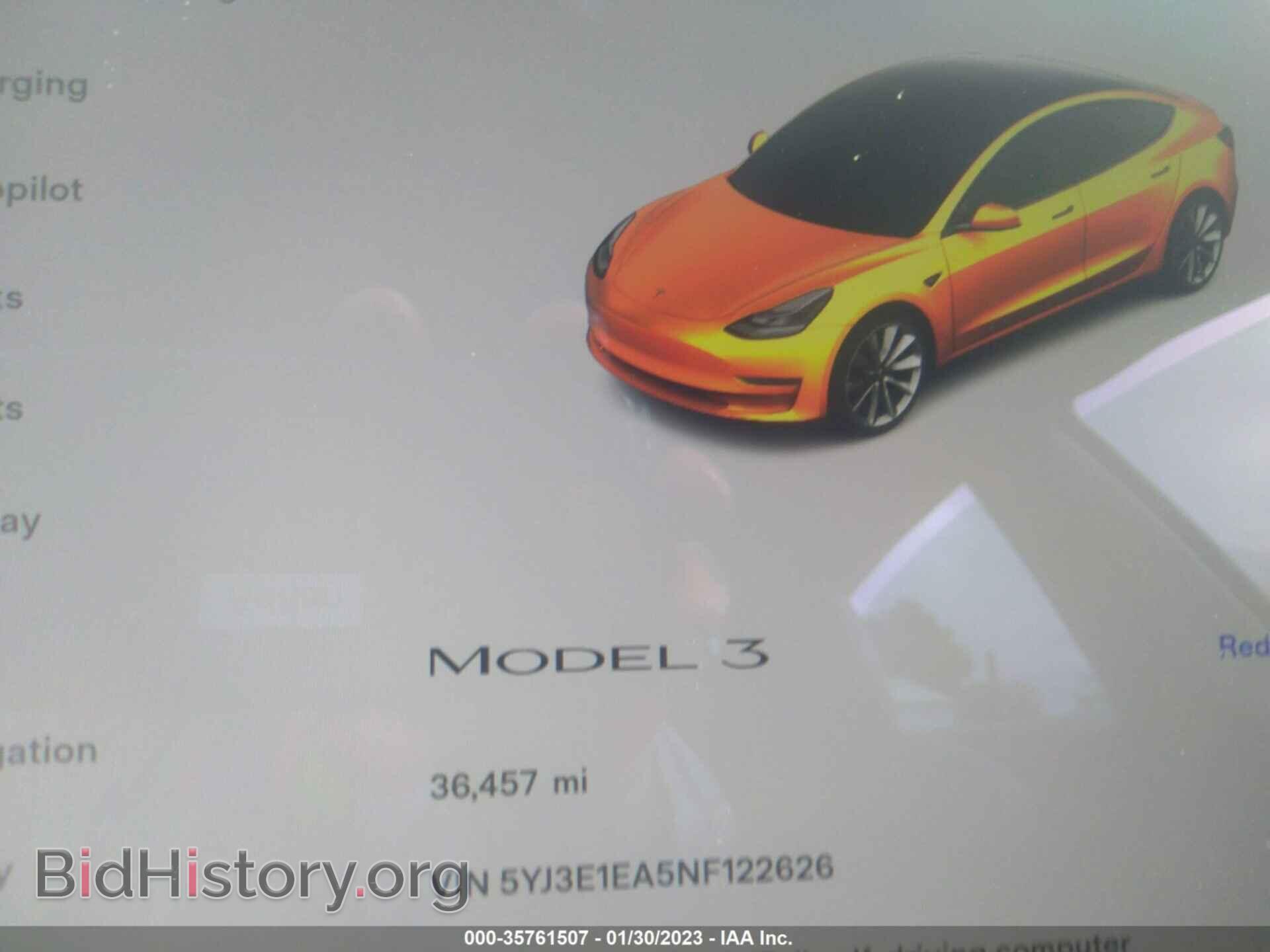 2022 TESLA MODEL 3 - VIN: 5YJ3E1EA5NF122626 - Photo 7