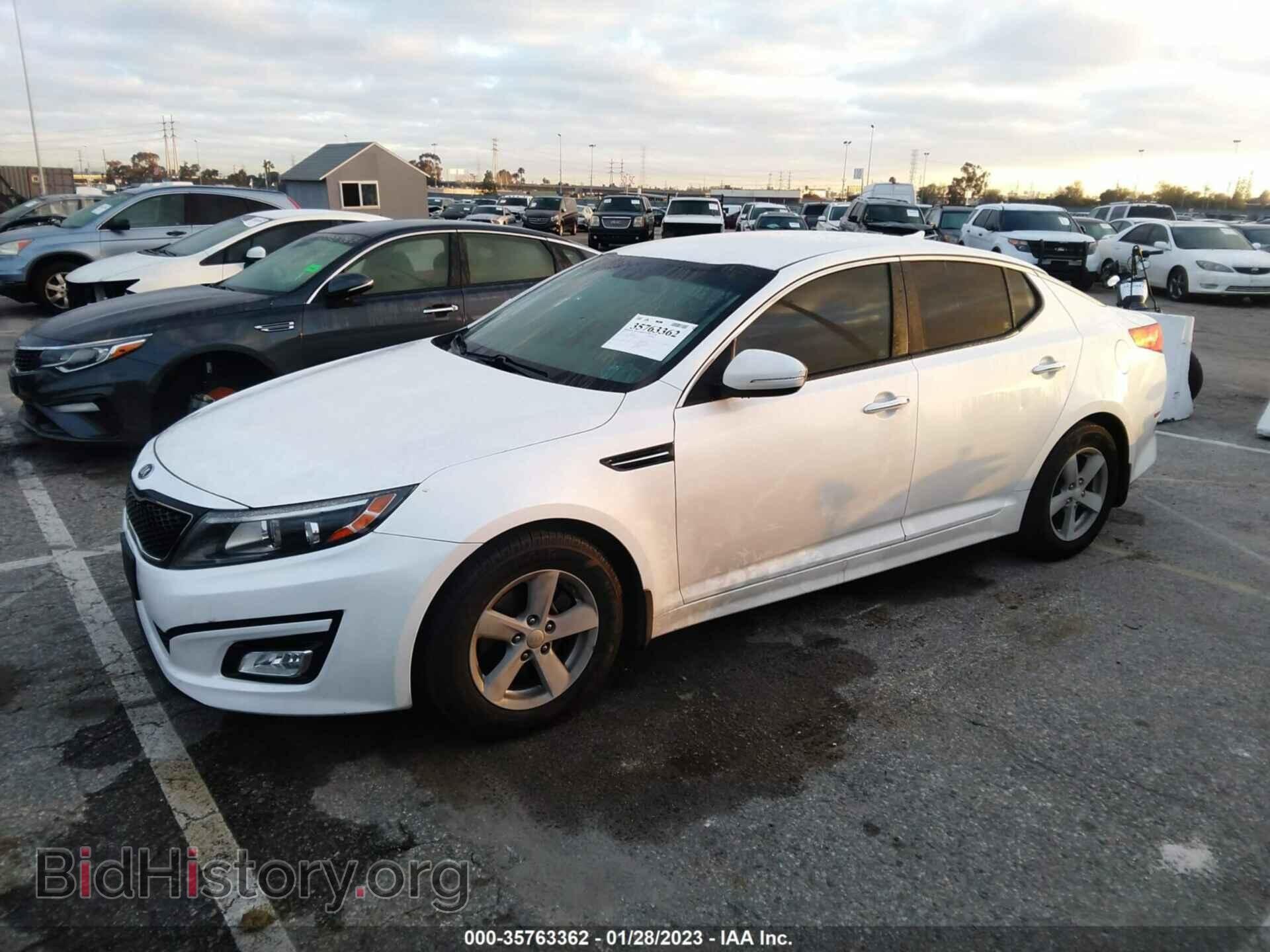 2014 KIA OPTIMA - VIN: KNAGM4A76E5522452 - Фото 2
