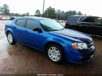 2013 Dodge AVENGER SE, blue — VIN 1C3CDZAB4DN599584, IAAI