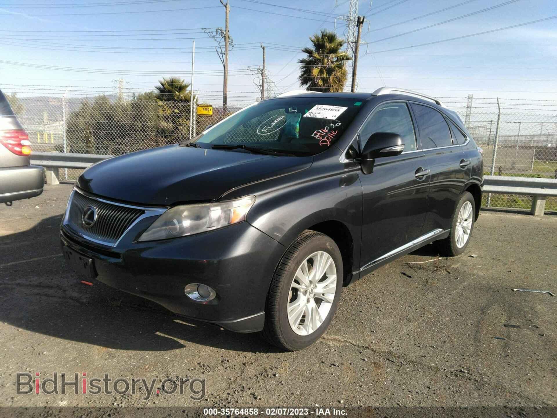 2010 LEXUS RX 450H - VIN: JTJBC1BAXA2007472 - Фото 2