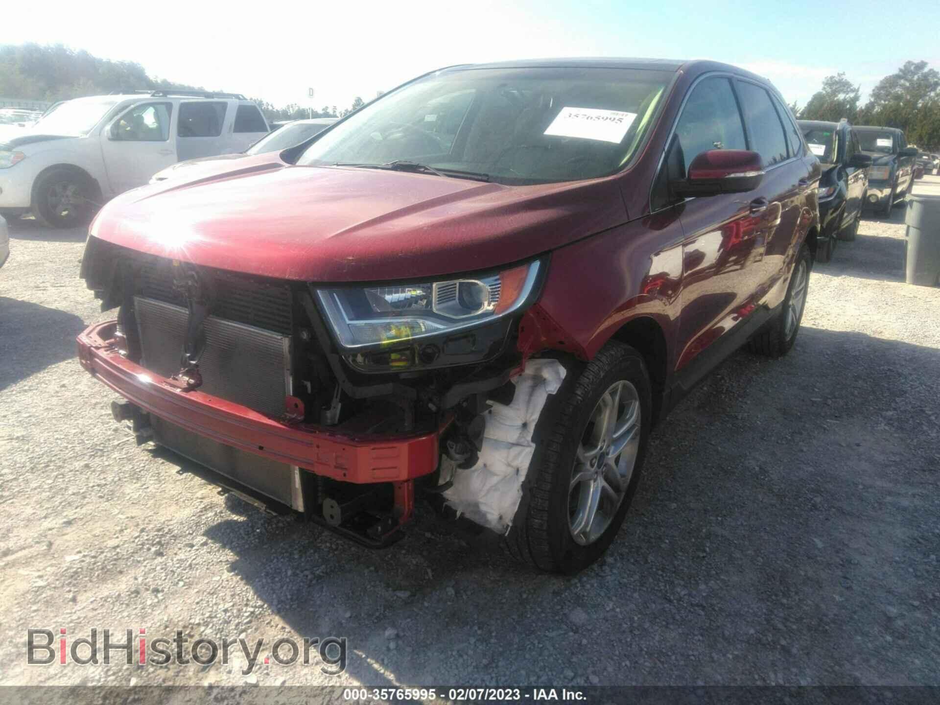 2015 FORD EDGE - VIN: 2FMTK3K83FBB98989 - Photo 2