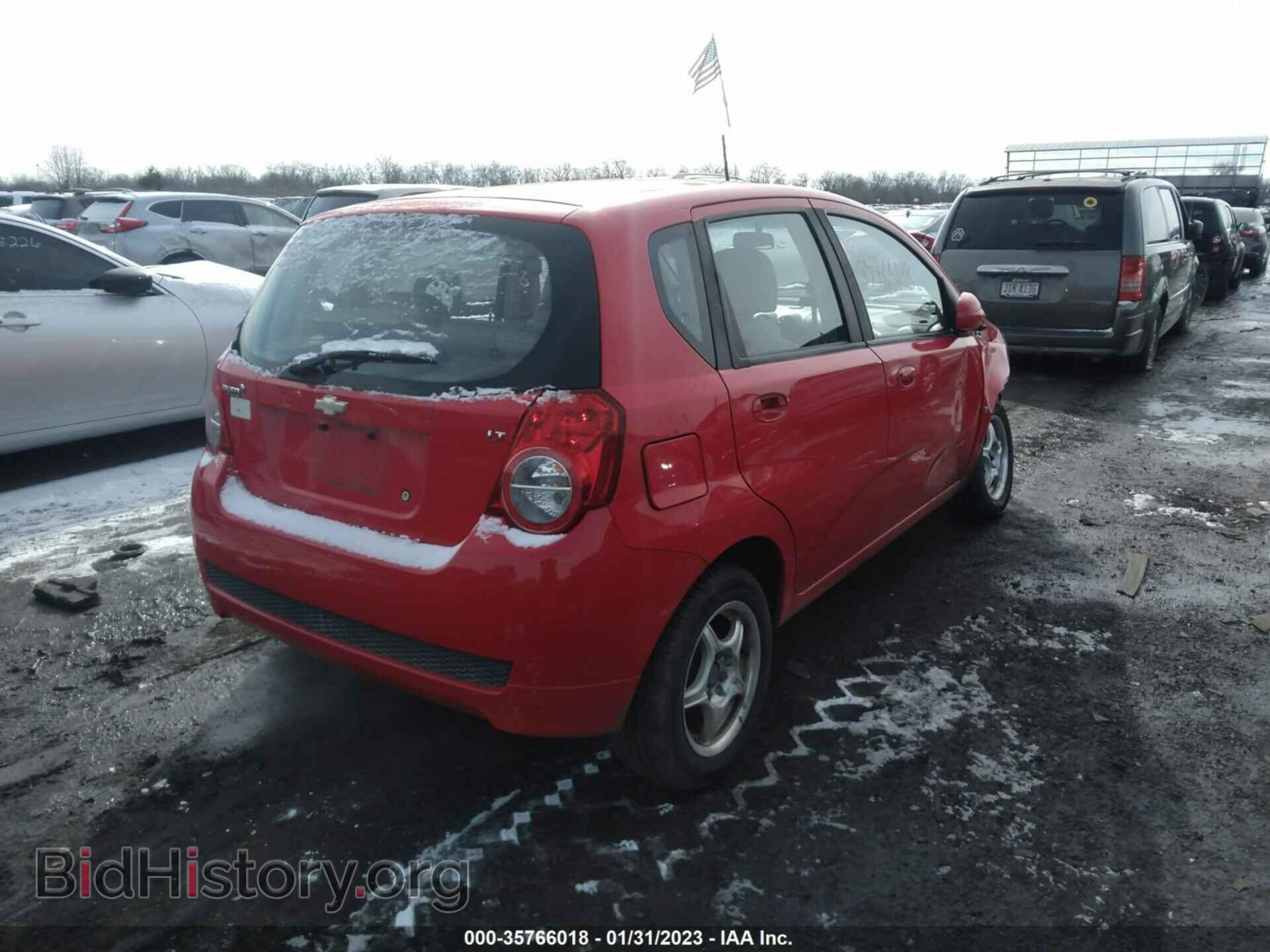 2009 CHEVROLET AVEO - VIN: KL1TD66E49B648134 - Фото 4