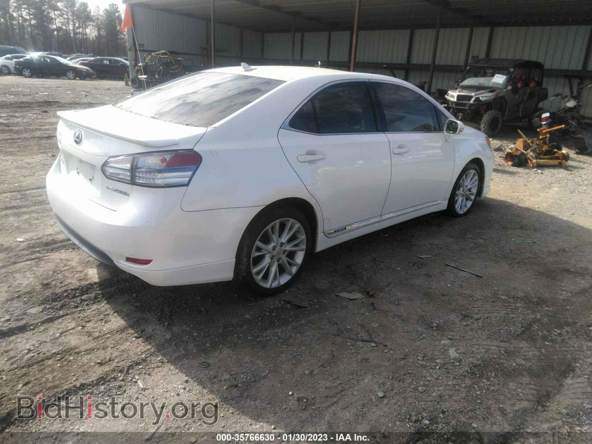 2010 LEXUS HS 250H - VIN: JTHBB1BA5A2012602 - Фото 4