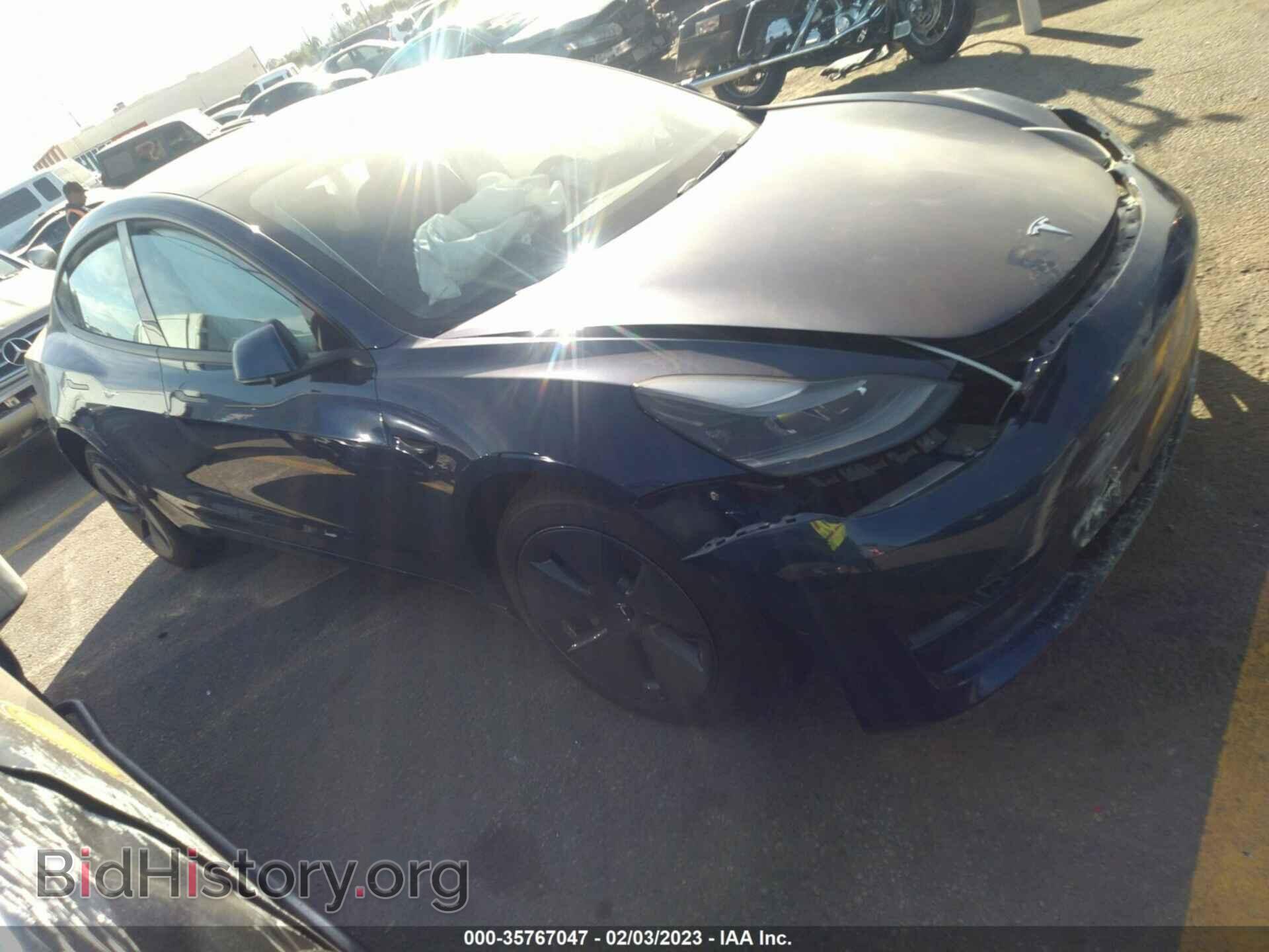 Photo 5YJ3E1EA6PF421609 - TESLA MODEL 3 2023