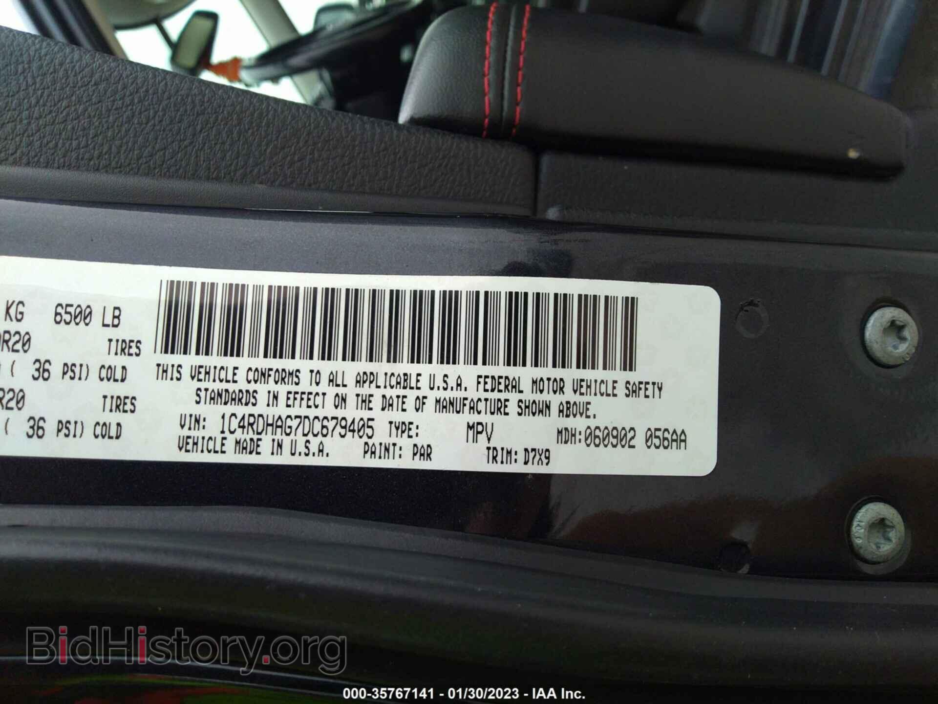 2013 DODGE DURANGO - VIN: 1C4RDHAG7DC679405 - Photo 9
