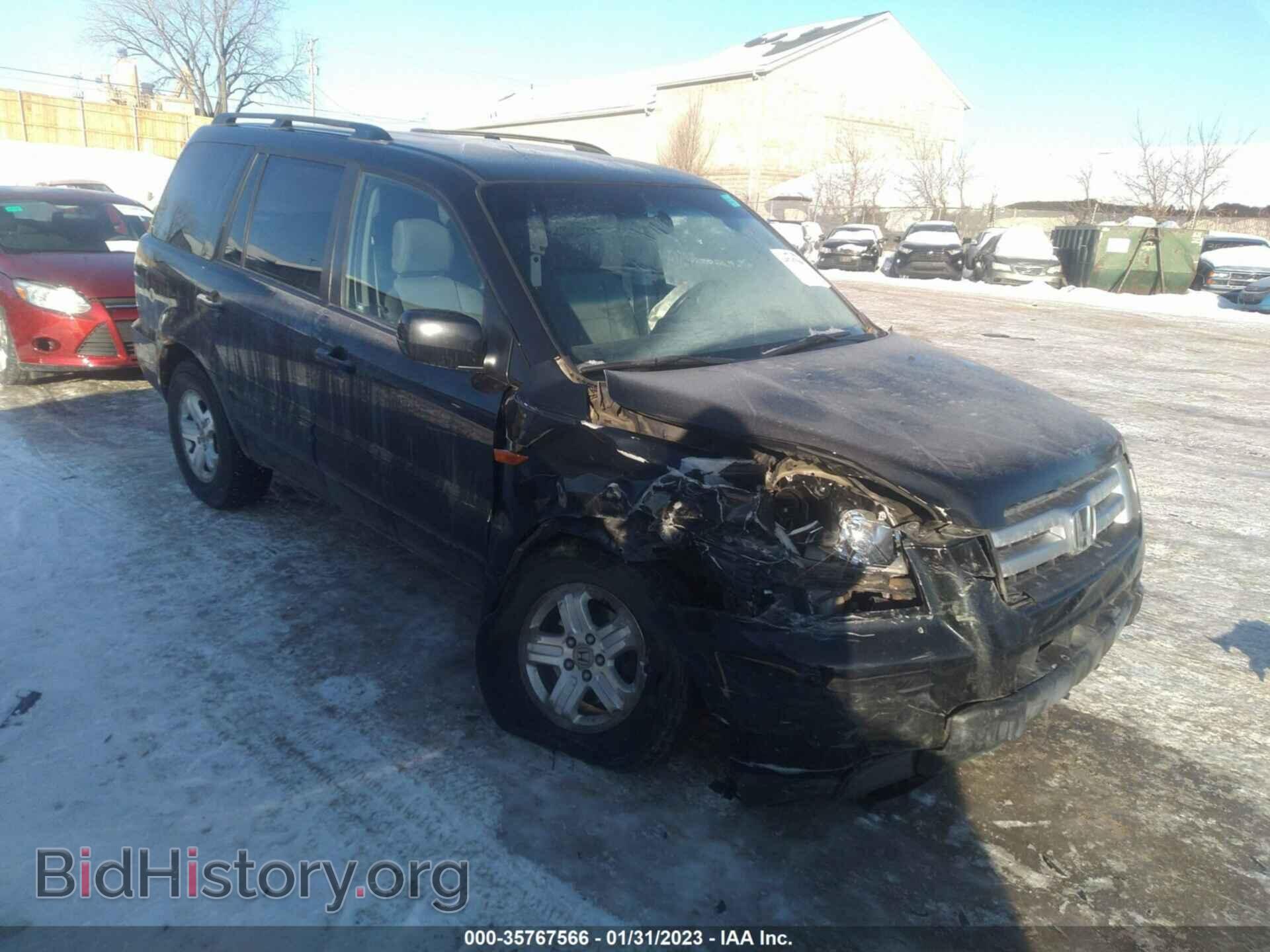 Photo 5FNYF18228B023466 - HONDA PILOT 2008