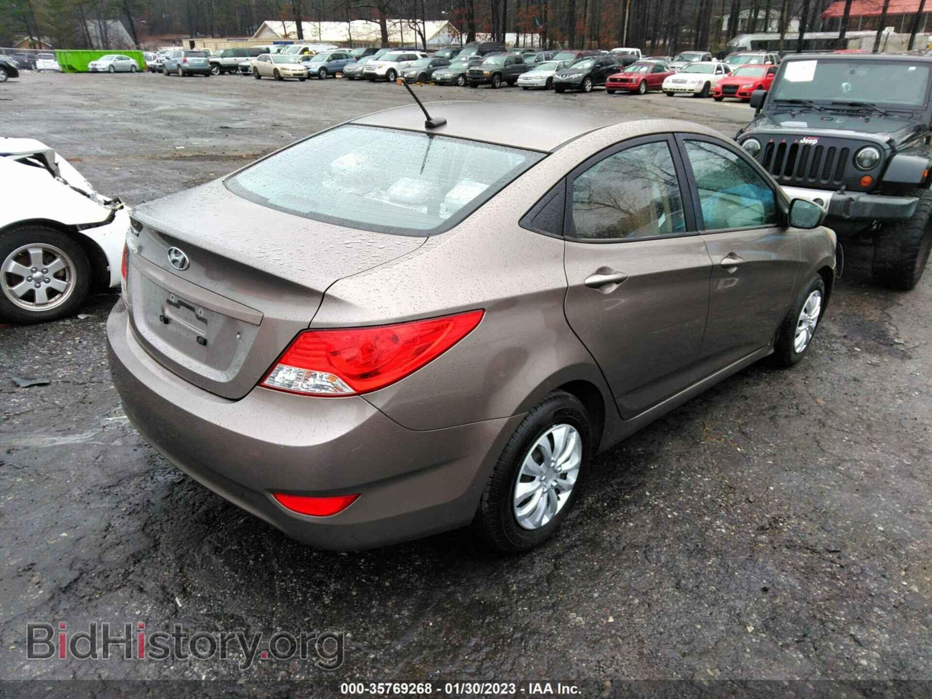 2013 HYUNDAI ACCENT - VIN: KMHCT4AE3DU452881 - Фото 4