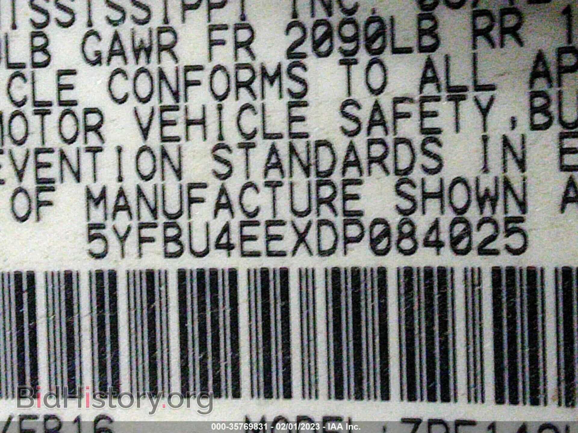 2013 TOYOTA COROLLA - VIN: 5YFBU4EEXDP084025 - Фото 9