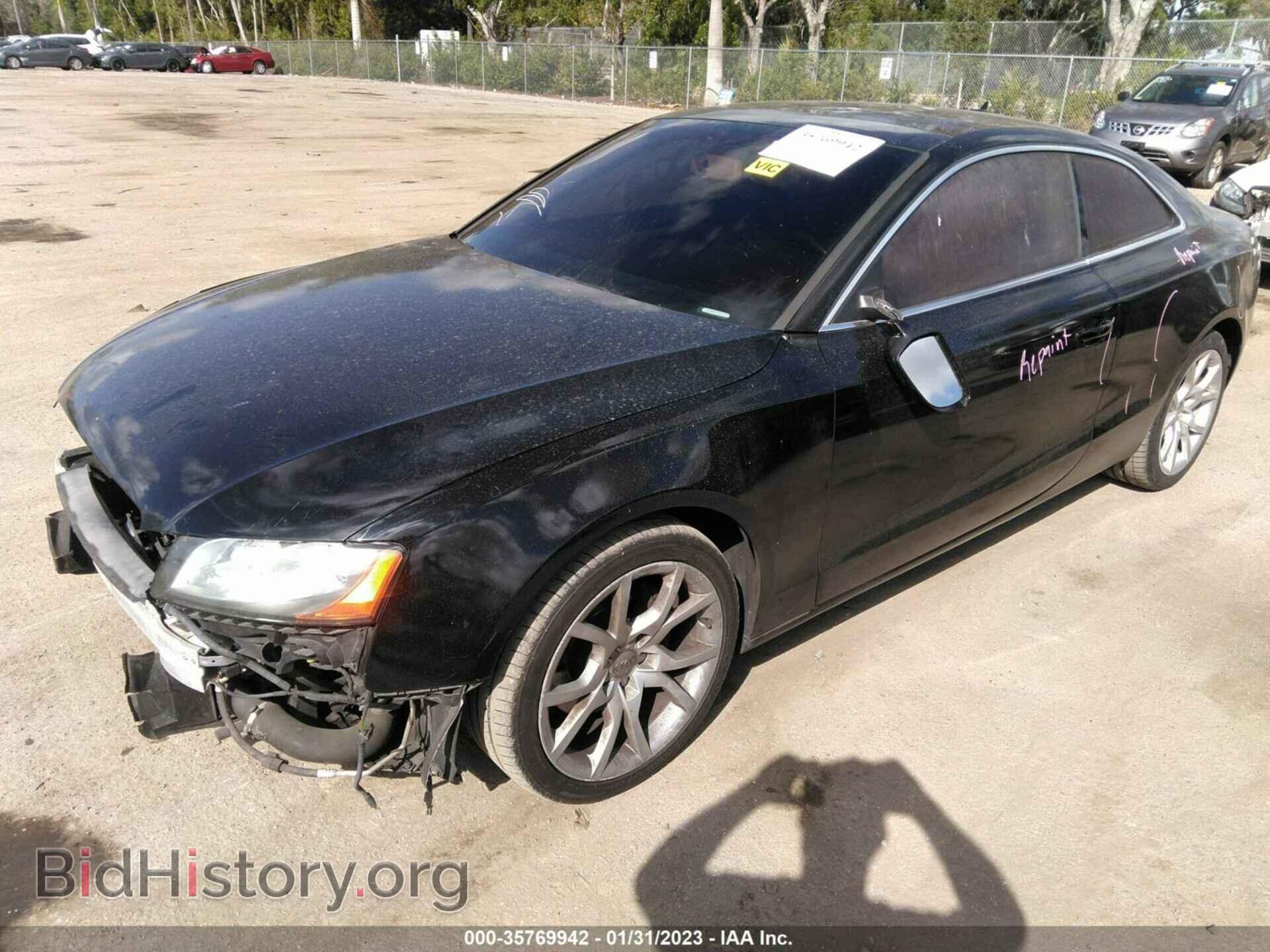 2011 AUDI A5 - VIN: WAUCFAFR1BA026141 - Фото 2