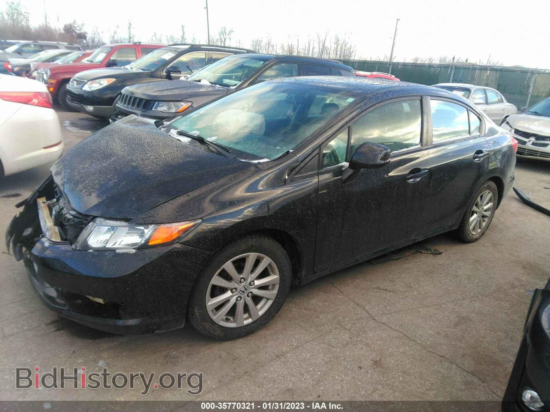 2012 HONDA CIVIC SDN - VIN: 19XFB2F93CE325078 - Фото 2