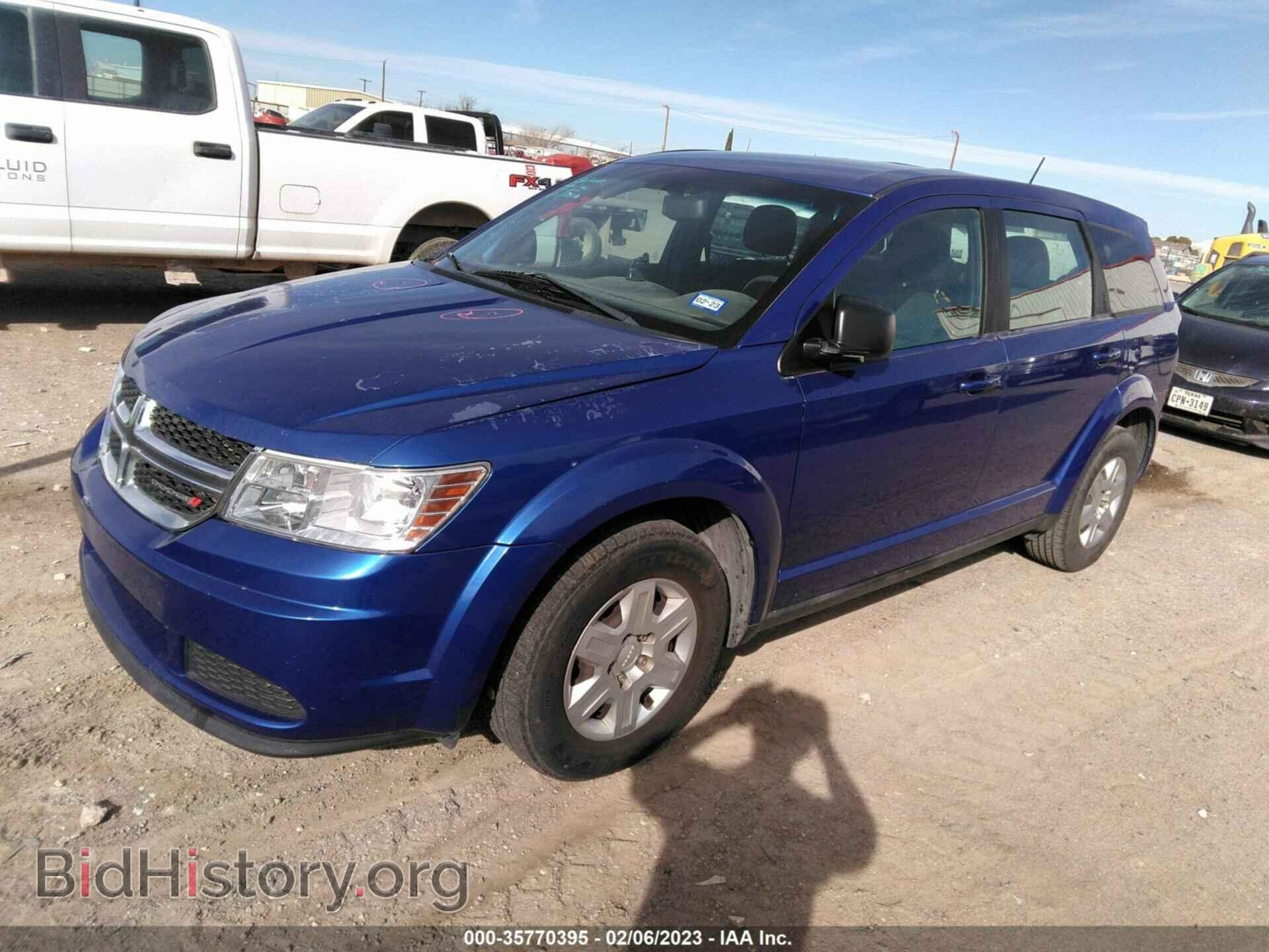 2012 DODGE JOURNEY - VIN: 3C4PDCAB5CT372946 - Фото 2
