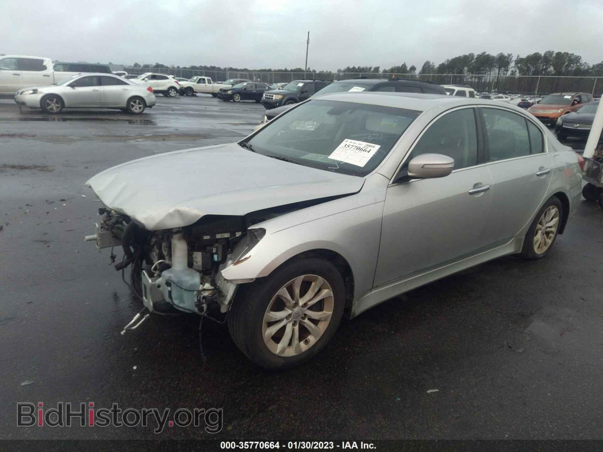 2012 HYUNDAI GENESIS - VIN: KMHGC4DF5CU199230 - Фото 2