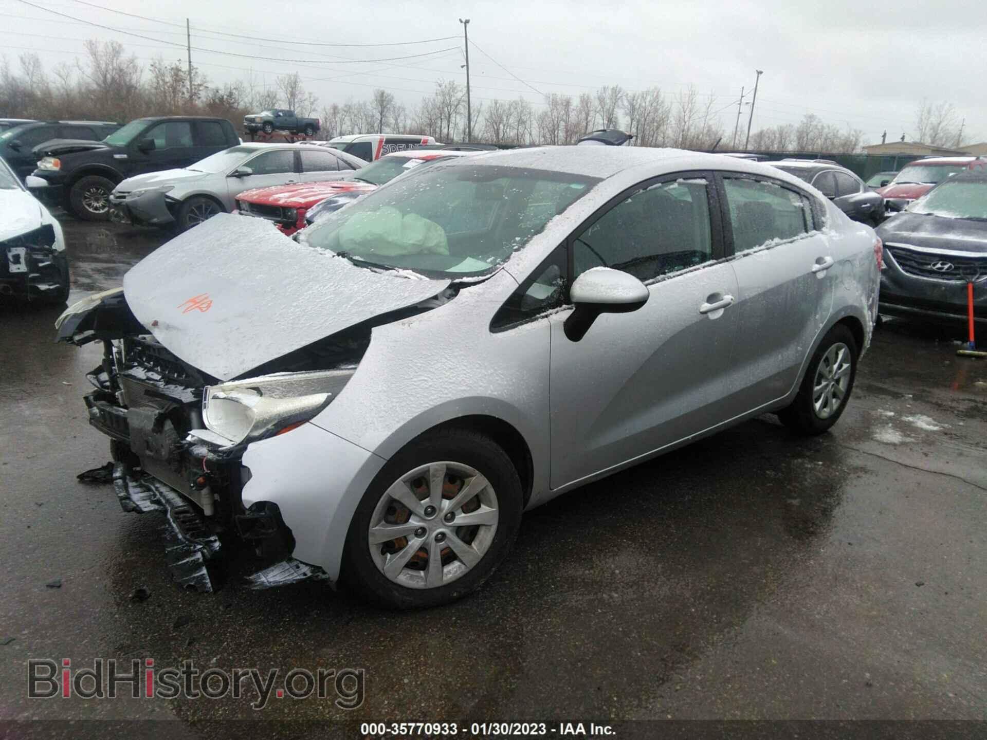 2013 KIA RIO - VIN: KNADM4A37D6308384 - Фото 2