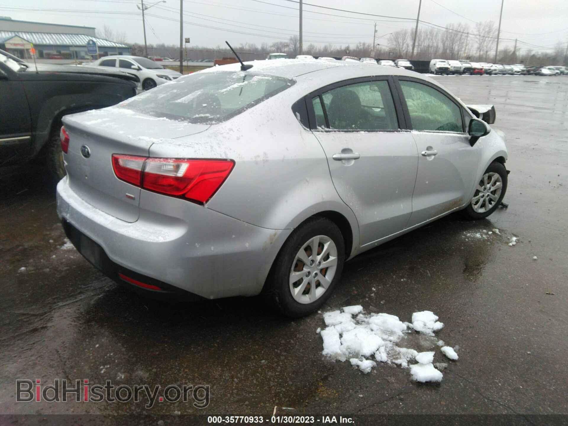 2013 KIA RIO - VIN: KNADM4A37D6308384 - Фото 4