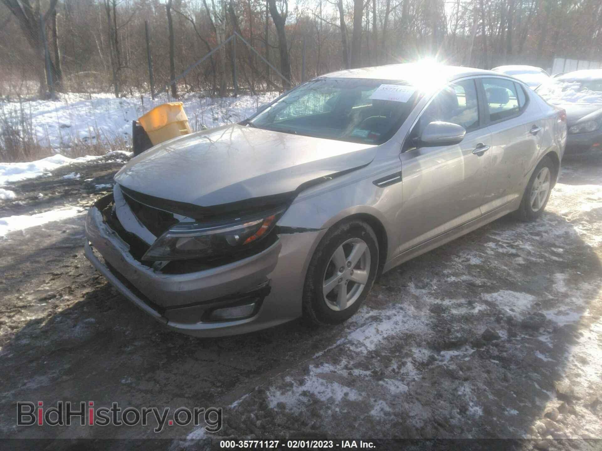 2015 KIA OPTIMA - VIN: KNAGM4A78F5556524 - Фото 2