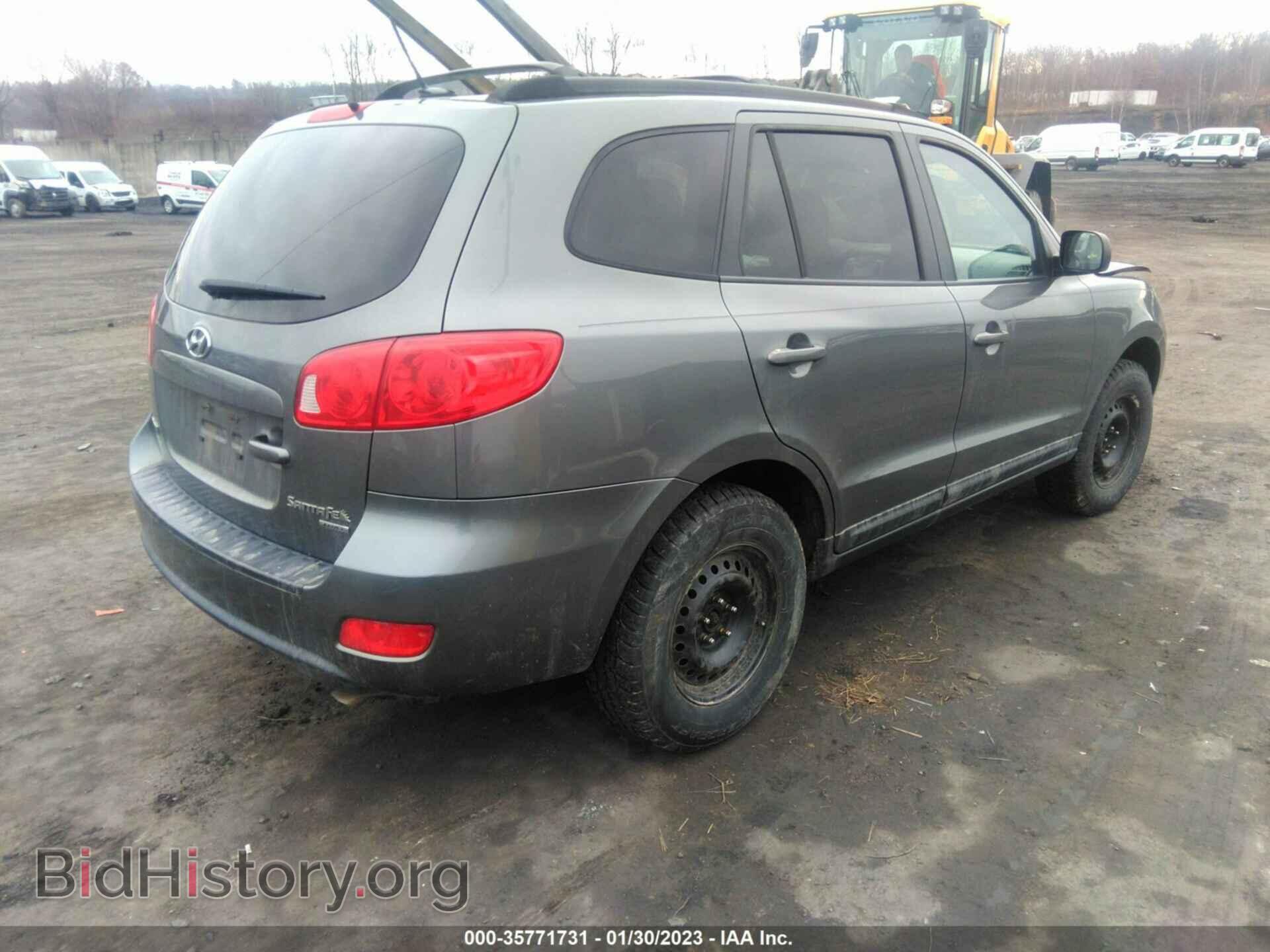 2009 HYUNDAI SANTA FE - VIN: 5NMSG73D49H315635 - Фото 4